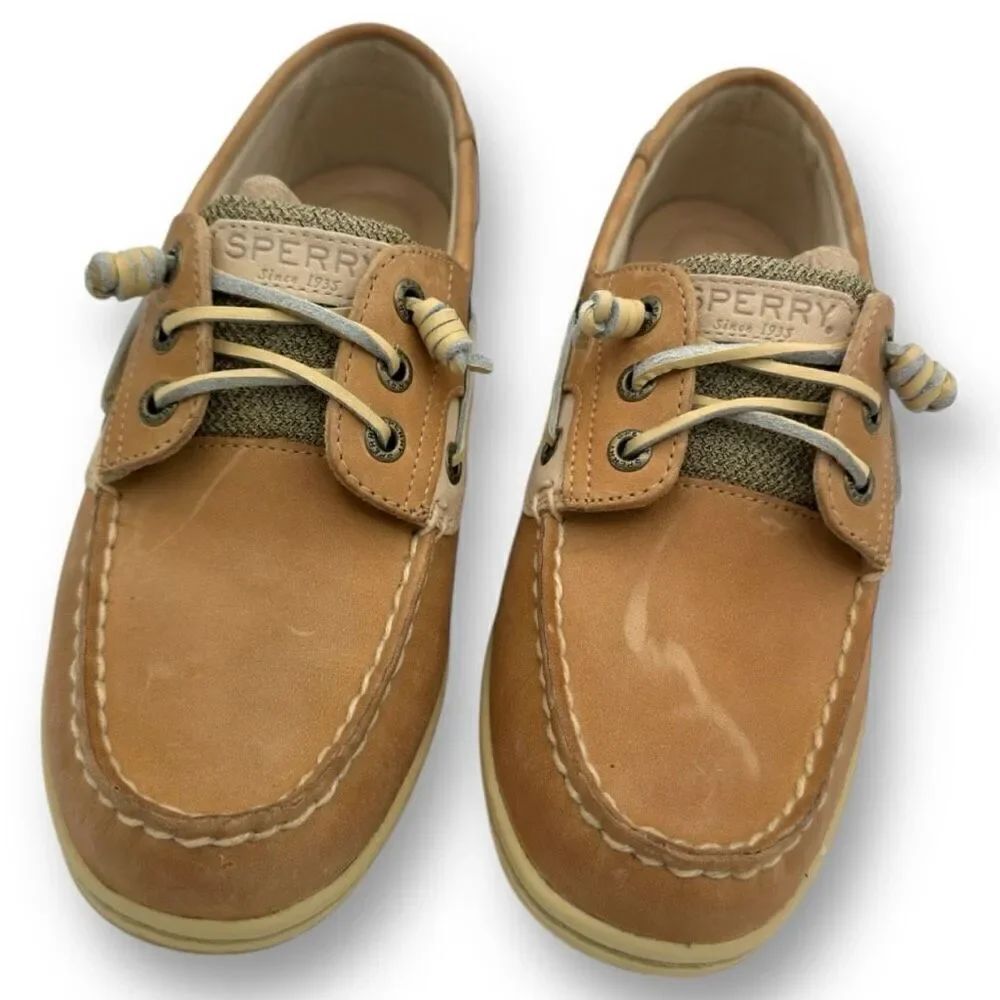 NWOT Sperry Womens Rosefish 3 Eye Boat Comfort Shoes Brown Size 8